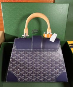 Replica Goyard BPMLTY07CL07P Sac Saigon Pm Bag Navy Blue 2