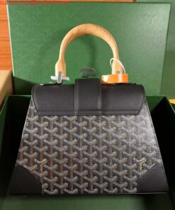 Replica Goyard Sac Saigon Pm Bag BPMLTY07CL07P Black 2