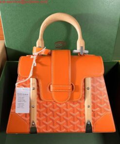 Replica Goyard Sac Saigon Pm Bag BPMLTY07CL07P Orage Red