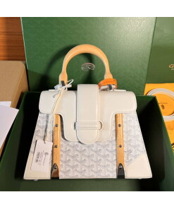 Replica Goyard Sac Saigon Pm Bag BPMLTY07CL07P White