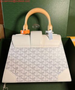 Replica Goyard Sac Saigon Pm Bag BPMLTY07CL07P White 2