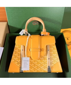 Replica Goyard Sac Saigon Pm Bag BPMLTY07CL07P Yellow