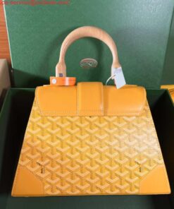 Replica Goyard Sac Saigon Pm Bag BPMLTY07CL07P Yellow 2