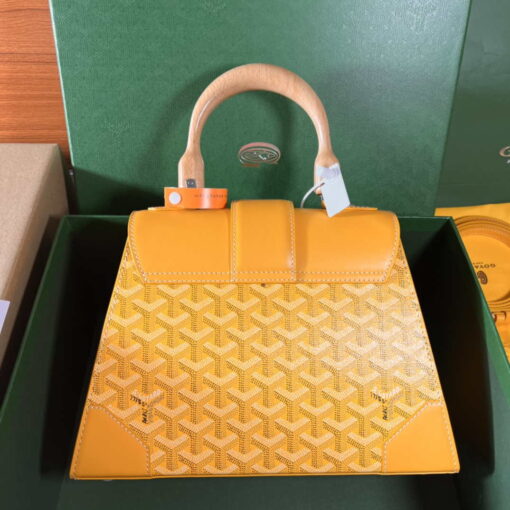 Replica Goyard Sac Saigon Pm Bag BPMLTY07CL07P Yellow 2