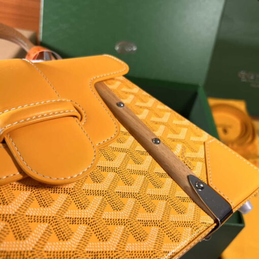 Replica Goyard Sac Saigon Pm Bag BPMLTY07CL07P Yellow 7