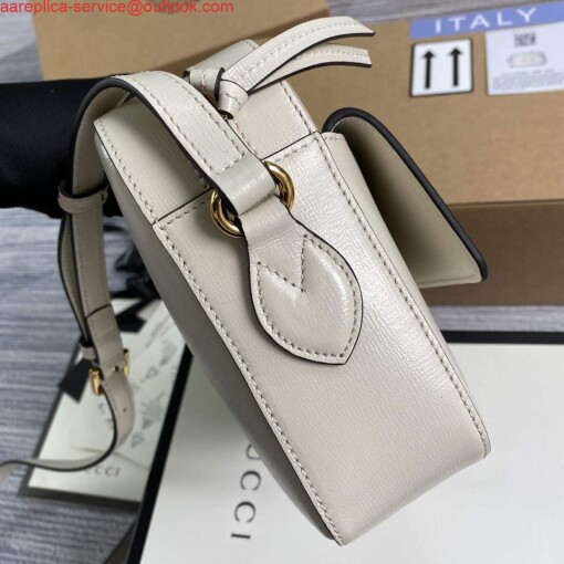 Replica Gucci 645454 Gucci Horsebit 1955 Small Shoulder Bag Beige 4