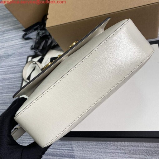 Replica Gucci 645454 Gucci Horsebit 1955 Small Shoulder Bag Beige 6