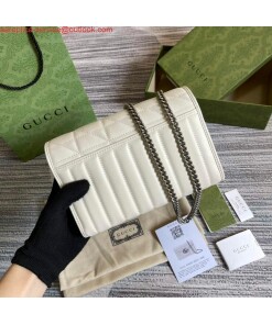 Replica Gucci 474575 GG Marmont mini bag White