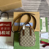 Replica Gucci 476433 GG Marmont Super Mini Bag Grey 9