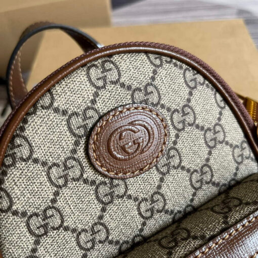 Replica Gucci 725654 Multi-function bag with Interlocking G Brown 4