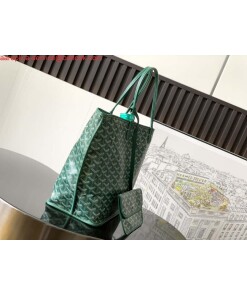 Replica Goyard ANJOUSPMLCG03TY01P Anjou PM Bag Green 2