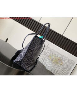 Replica Goyard ANJOUSPMLCG03TY01P Anjou PM Bag Navy Blue 2