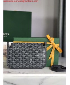 Replica Goyard PLUMETPMLTY50CL50P Portefeuille Plumet Pocket Wallet Gray 2