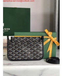 Replica Goyard PLUMETPMLTY50CL50P Portefeuille Plumet Pocket Wallet Black 2