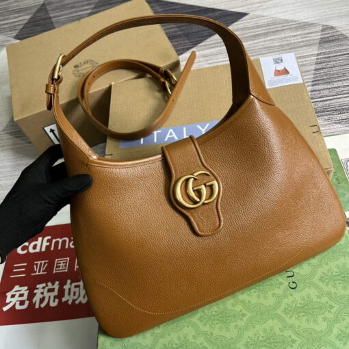 Replica Gucci 726274 Aphrodite Medium Shoulder Bag Light Brown 3