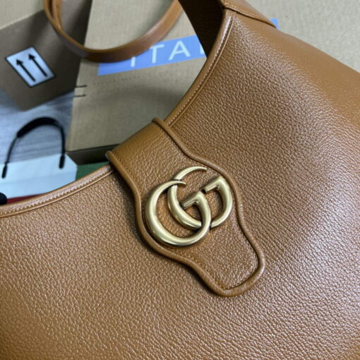 Replica Gucci 726274 Aphrodite Medium Shoulder Bag Light Brown 4