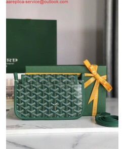 Replica Goyard PLUMETPMLTY50CL50P Portefeuille Plumet Pocket Wallet Green 2