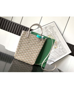 Replica Goyard POICLAPMLTY11CL61P Poitiers Claire Voie Bag Green &Gray