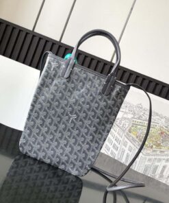 Replica Goyard POICLAPMLTY11CL61P Poitiers Claire Voie Bag Gray &Black