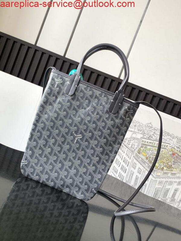 Replica Goyard POICLAPMLTY11CL61P Poitiers Claire Voie Bag Gray &Black