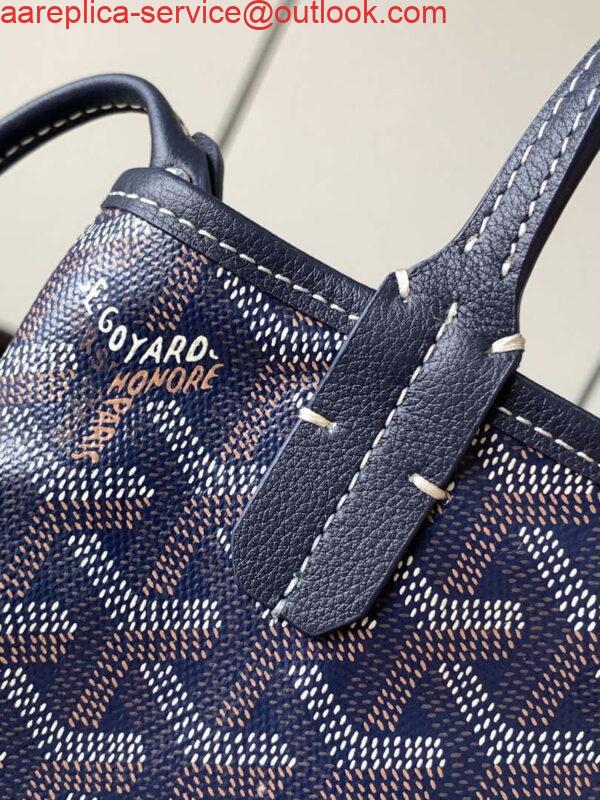 Replica Goyard POICLAPMLTY11CL61P Poitiers Claire Voie Bag Navy Blue 4