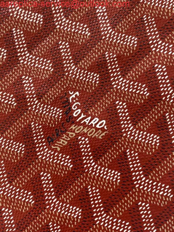 Replica Goyard POICLAPMLTY11CL61P Poitiers Claire Voie Bag Red 3