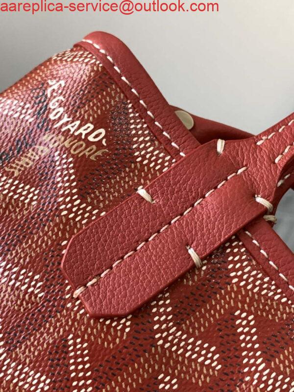 Replica Goyard POICLAPMLTY11CL61P Poitiers Claire Voie Bag Red 5