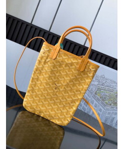 Replica Goyard POICLAPMLTY11CL61P Poitiers Claire Voie Bag Yellow