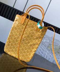 Replica Goyard POICLAPMLTY11CL61P Poitiers Claire Voie Bag Yellow 2