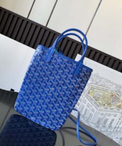 Replica Goyard POICLAPMLTY11CL61P Poitiers Claire Voie Bag Blue