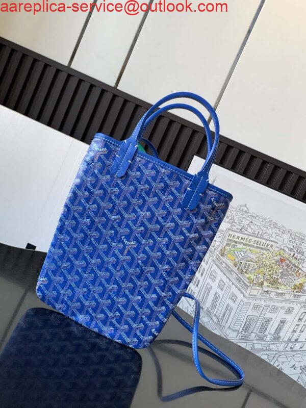 Replica Goyard POICLAPMLTY11CL61P Poitiers Claire Voie Bag Blue