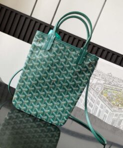 Replica Goyard POICLAPMLTY11CL61P Poitiers Claire Voie Bag Green