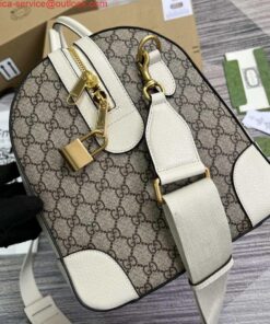 Replica Gucci 681295 Jumbo GG medium duffle bag Gray 2