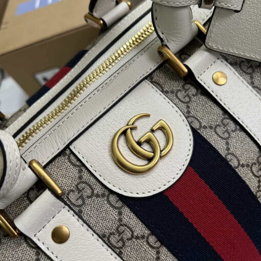 Replica Gucci 681295 Jumbo GG medium duffle bag Gray 5