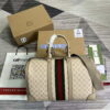 Replica Gucci 681295 Jumbo GG medium duffle bag Gray 9