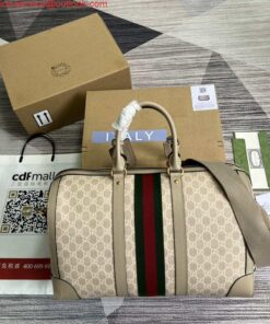 Replica Gucci 681295 Jumbo GG medium duffle bag Beige