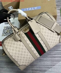 Replica Gucci 681295 Jumbo GG medium duffle bag Beige 2