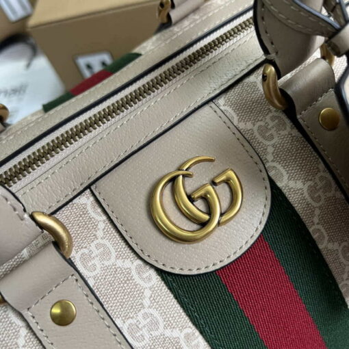 Replica Gucci 681295 Jumbo GG medium duffle bag Beige 5