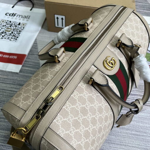 Replica Gucci 681295 Jumbo GG medium duffle bag Beige 7