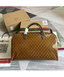 Replica Adidas x Gucci large duffle bag 702422 Brown