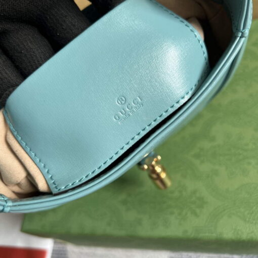 Replica Gucci 637091 Jackie 1961 mini shoulder bag Light blue 6