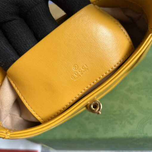 Replica Gucci 637091 Jackie 1961 mini shoulder bag Yellow 3