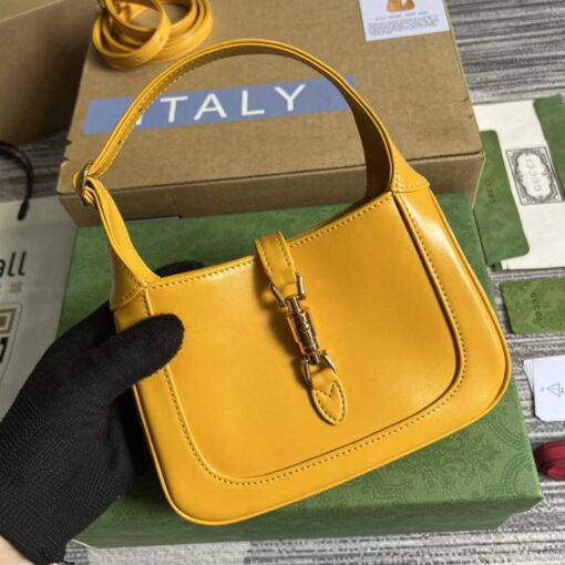 Replica Gucci 637091 Jackie 1961 mini shoulder bag Yellow 6