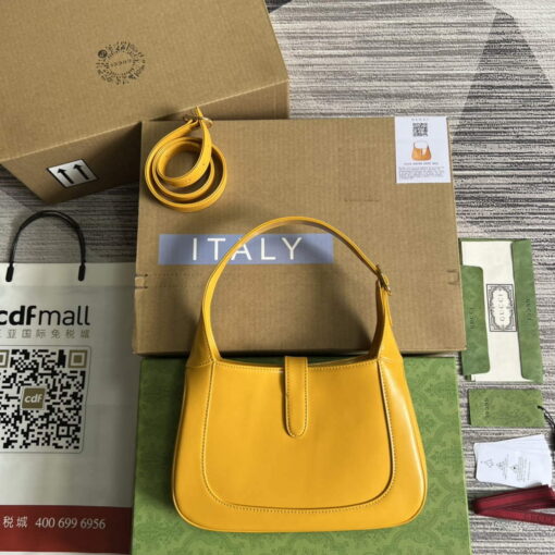 Replica Gucci 636709 Jackie 1961 Small Shoulder Bag Yellow 4