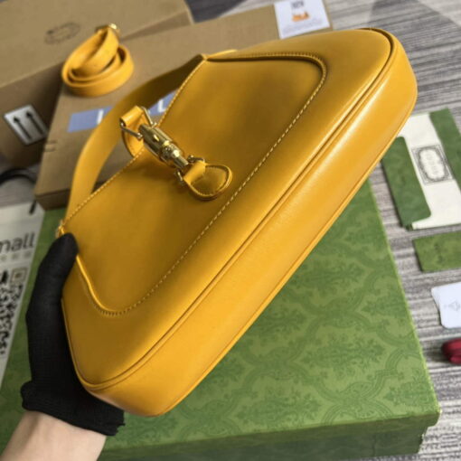 Replica Gucci 636709 Jackie 1961 Small Shoulder Bag Yellow 5