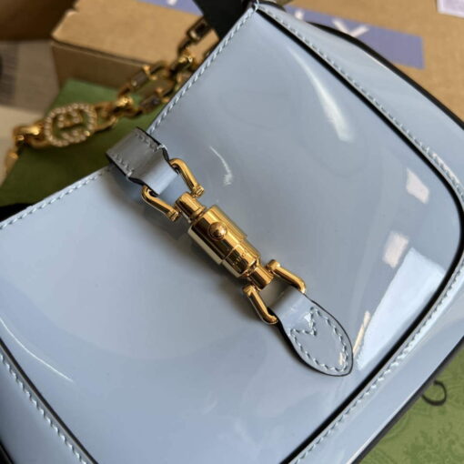 Replica Gucci 699651 Jackie 1961 Mini Shoulder Bag Light blue 2