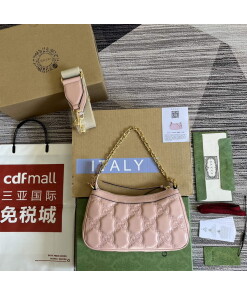 Replica Gucci 735049 GG Matelassé Handbag Pink