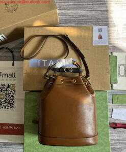 Replica Gucci 724652 Diana Small Bucket Bag Brown