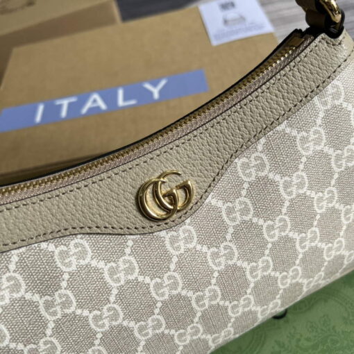 Replica Gucci 735145 GG Supreme Ophidia small handbag Oatmeal 5