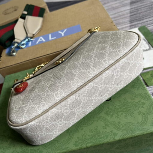 Replica Gucci 735132 Ophidia small handbag Oatmeal 7